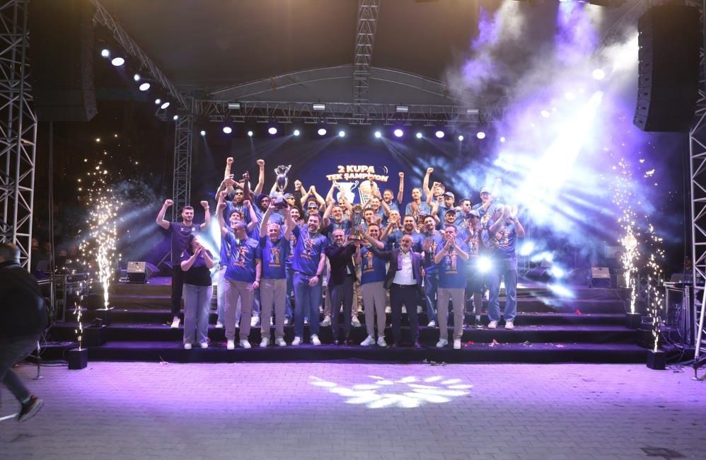 Türkiye Basketbol Ligi 2025-2026 sezonunu şampiyon tamamlayarak Basketbol Süper Ligi'ne