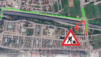 Kocaeli Büyükşehir Belediyesi tarafından İzmit Alikahya Atatürk Mahallesi Bağımsızlık Caddesi’nde