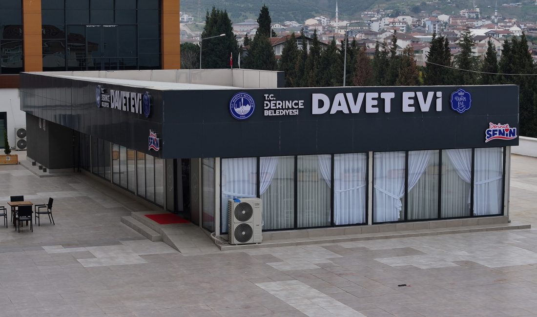 Derince Belediye Başkanı Av. Sertif Gökçe’nin ilçeye kazandırdığı Davet Evi