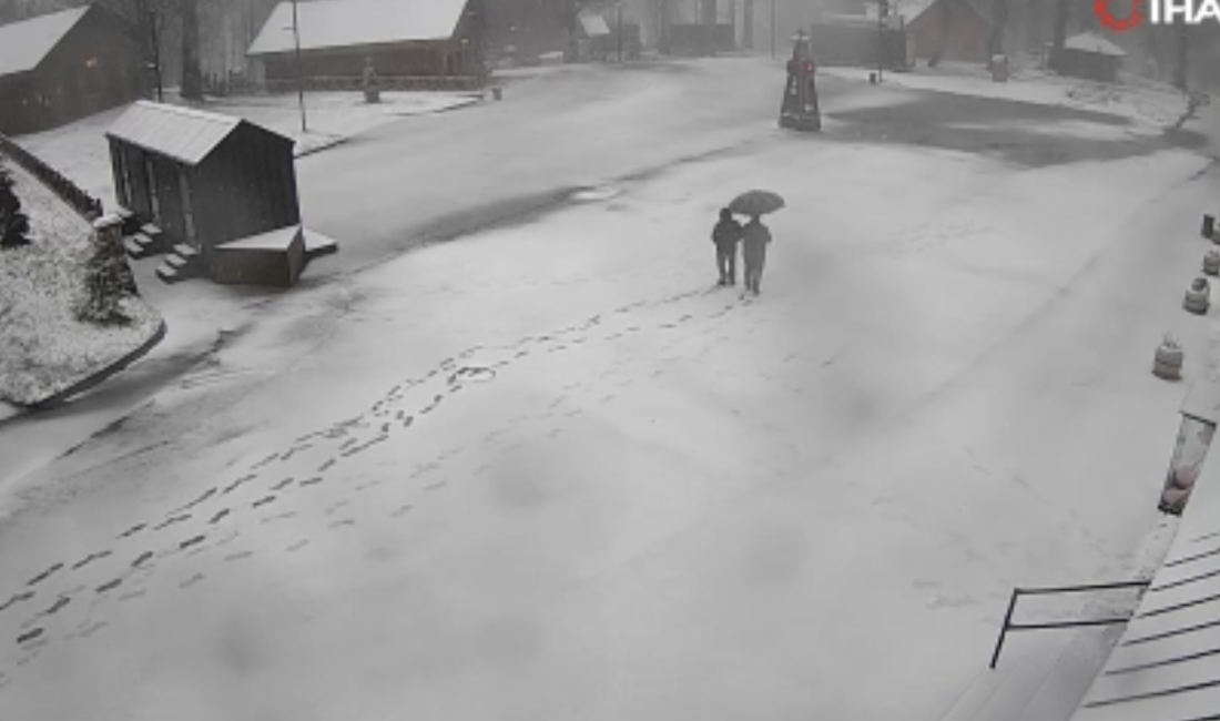 Kocaeli'de bahar ortasında kış geri döndü. Meteorolojinin yaptığı yağış uyarısının