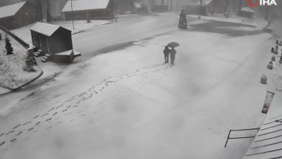 Kocaeli'de bahar ortasında kış geri döndü. Meteorolojinin yaptığı yağış uyarısının