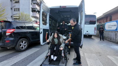 Büyükşehir Belediyesi’nin “Engelsiz Taksi” projesi, Engelli Kamu Personeli Seçme Sınavı’na