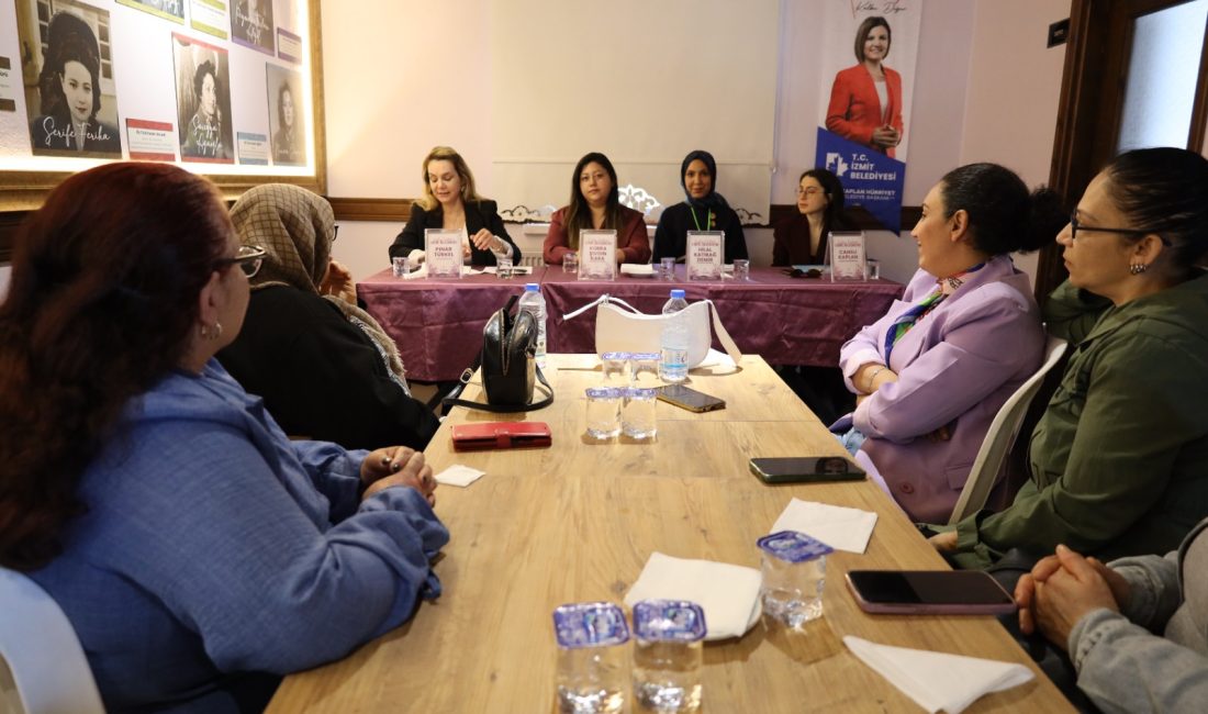 İzmit Belediyesinin hayata geçirdiği Kadın Kadına Konak Buluşmaları, bu hafta