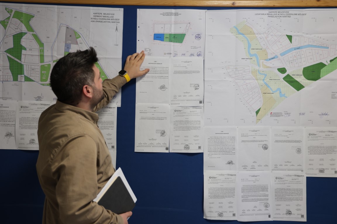 Kartepe Belediyesi, uygulama imar planları tamamlanan bölgelerde yürüttüğü imar uygulaması