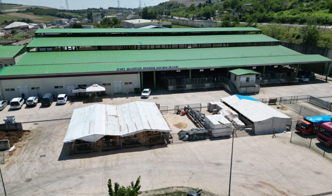 İzmit Belediyesi, yaklaşan Kurban Bayramı öncesinde Modern Kurban Satış Alanı’na