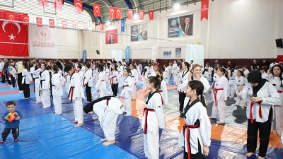 Derince’de aileler ve çocukların katılımıyla düzenlenen sportif etkinlikler Şehit Er