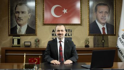 AK Parti Kocaeli İl Başkanı Şahin Talus, Gazze’ye insani yardım