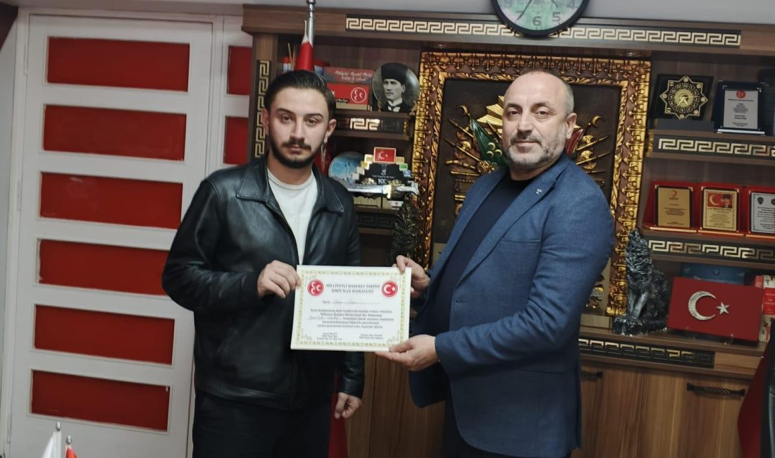 MHP İzmit İlçe Başkanı İlker Kazan, Yenişehir Mahalle Başkanlığı görevine