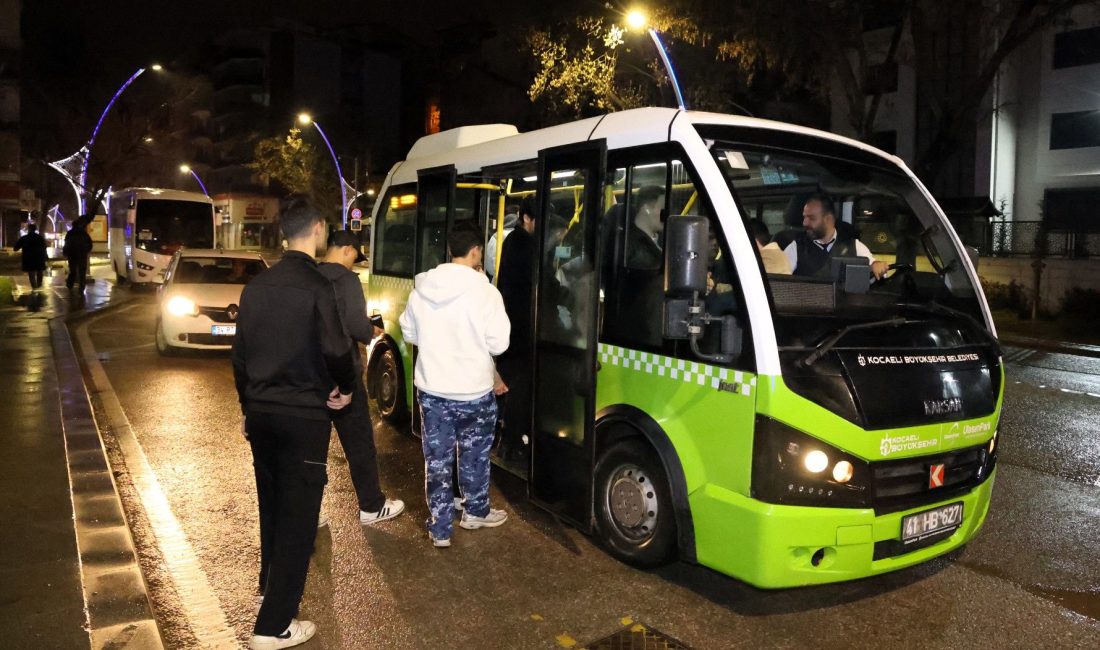 esintisiz ulaşım hizmetini şubat ayında devreye alan Kocaeli Büyükşehir Belediyesi,