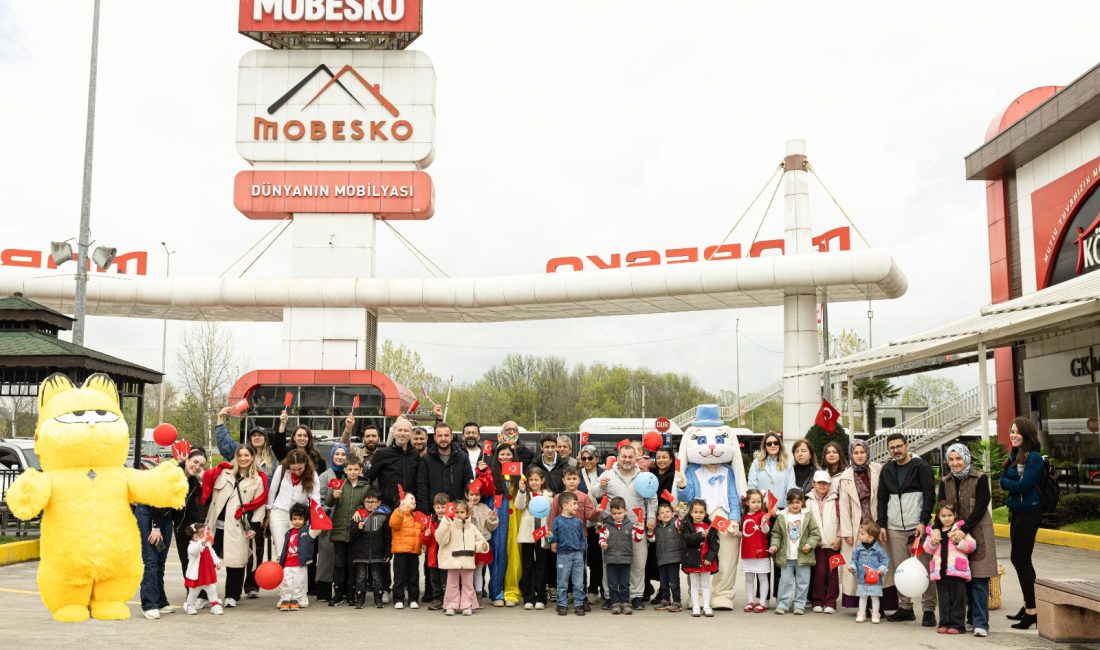 MOBESKO’da düzenlenen 23 Nisan etkinlikleri, çocuklar ve ailelerin yoğun katılımıyla