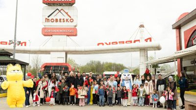 MOBESKO’da düzenlenen 23 Nisan etkinlikleri, çocuklar ve ailelerin yoğun katılımıyla