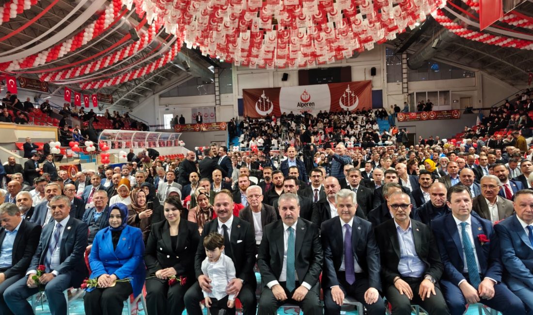 Büyük Birlik Partisi Kocaeli İl Başkanlığı’nın, Mustafa Destici katılımıyla düzenlediği