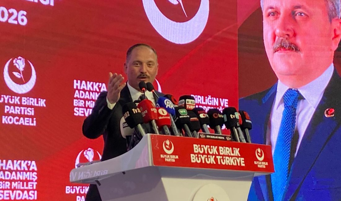 Büyük Birlik Partisi Kocaeli İl Başkanlığı’nın, Mustafa Destici katılımıyla düzenlediği