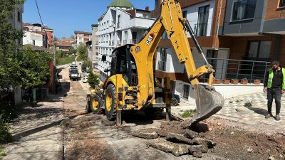 Gebze genelinde planlı ve programlı şekilde sürdürülen üstyapı çalışmaları kapsamında