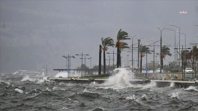 Kocaeli Valiliği, 3 Mayıs Pazar günü için kuvvetli rüzgar ve