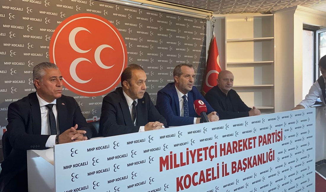 Saffet Sancaklı, MHP Kocaeli İl Başkanlığı’ndaki bayramlaşma programında yaptığı konuşmada