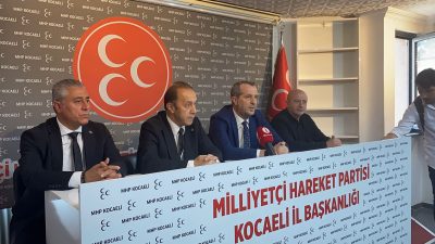 Saffet Sancaklı, MHP Kocaeli İl Başkanlığı’ndaki bayramlaşma programında yaptığı konuşmada