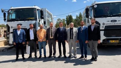 Başiskele Belediyesi tarafından, Suriye'nin Azez Belediyesine çevre sağlığı ve temizlik