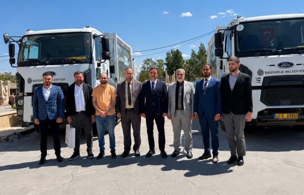 Başiskele Belediyesi tarafından, Suriye'nin Azez Belediyesine çevre sağlığı ve temizlik