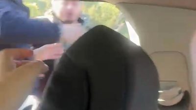 Bolu'da bayram tatili dönüşü TEM Otoyolu'nda bir ailenin yolunu keserek