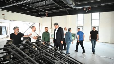 Kartepe Belediye Başkanı Av. M. Mustafa Kocaman, Acısu Mahallesi’nde yapımı