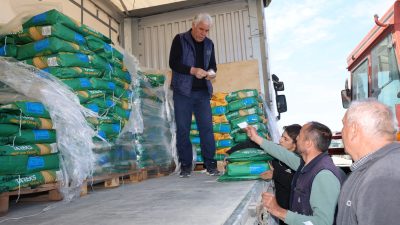 Kocaeli Büyükşehir Belediyesi’nin yüzde 75 hibeli “Yem Bitkisi Tohumu Destekleme