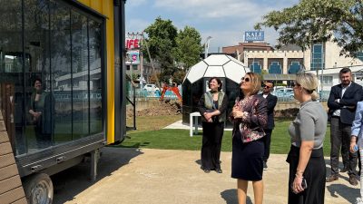 Çin ziyaretinden sabaha karşı 05.00’te dönen Fatma Başkan gençleri teknoloji,