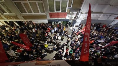 CHP Kocaeli Örgütü, Sabri Yalım Parkı’nda düzenlediği kitlesel basın açıklamasının