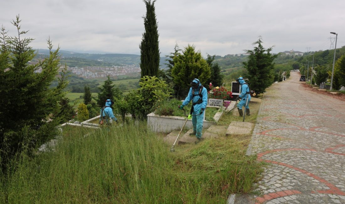 Kocaeli Büyükşehir Belediyesi, Kurban Bayramı öncesi kent genelindeki mezarlık ve