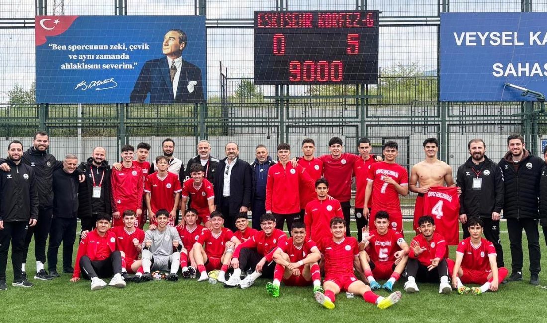 U18 Türkiye Futbol Şampiyonası 1. Kademe eleme maçında Körfez Gençlerbirliği
