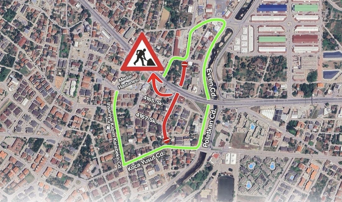 Kocaeli Büyükşehir Belediyesi tarafından Gölcük Çiftlik Mahallesi Koca Yusuf Caddesi’nde