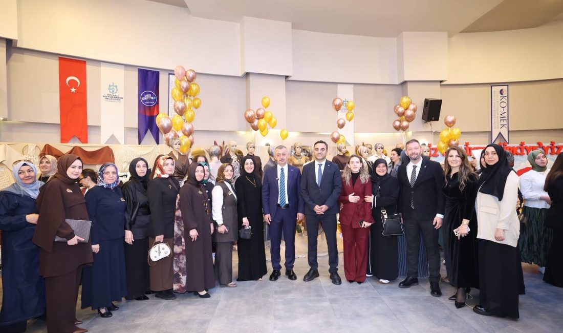 KO-MEK Başiskele İlçe Sergisi’nin açılışında ilgi de heyecan da yüksekti.