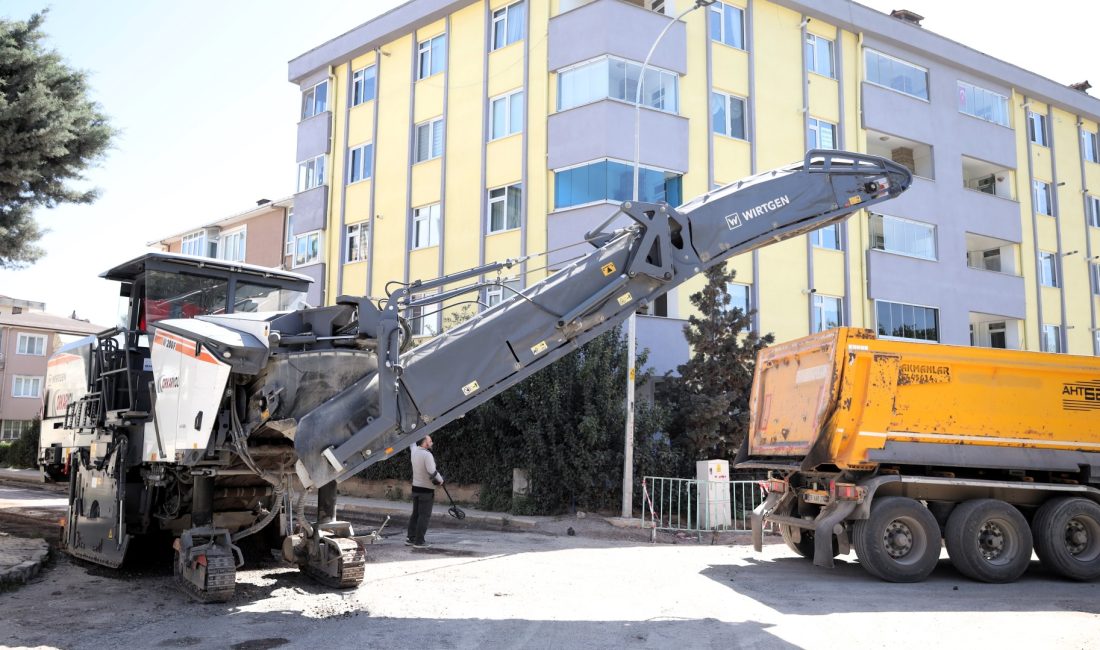 Üstyapımı yenileme ve onarım çalışmaları ile vatandaşların şehir içerisinde daha