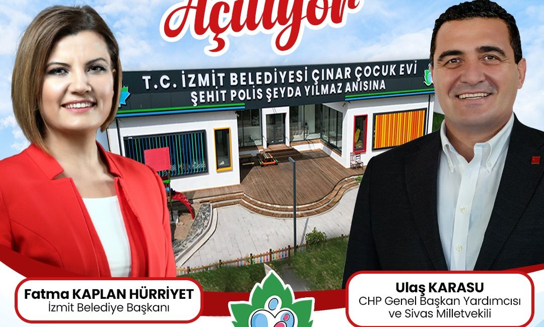 İzmit Belediyesinin hayata geçirdiği Şehit Polis Şeyda Yılmaz Çınar Çocuk
