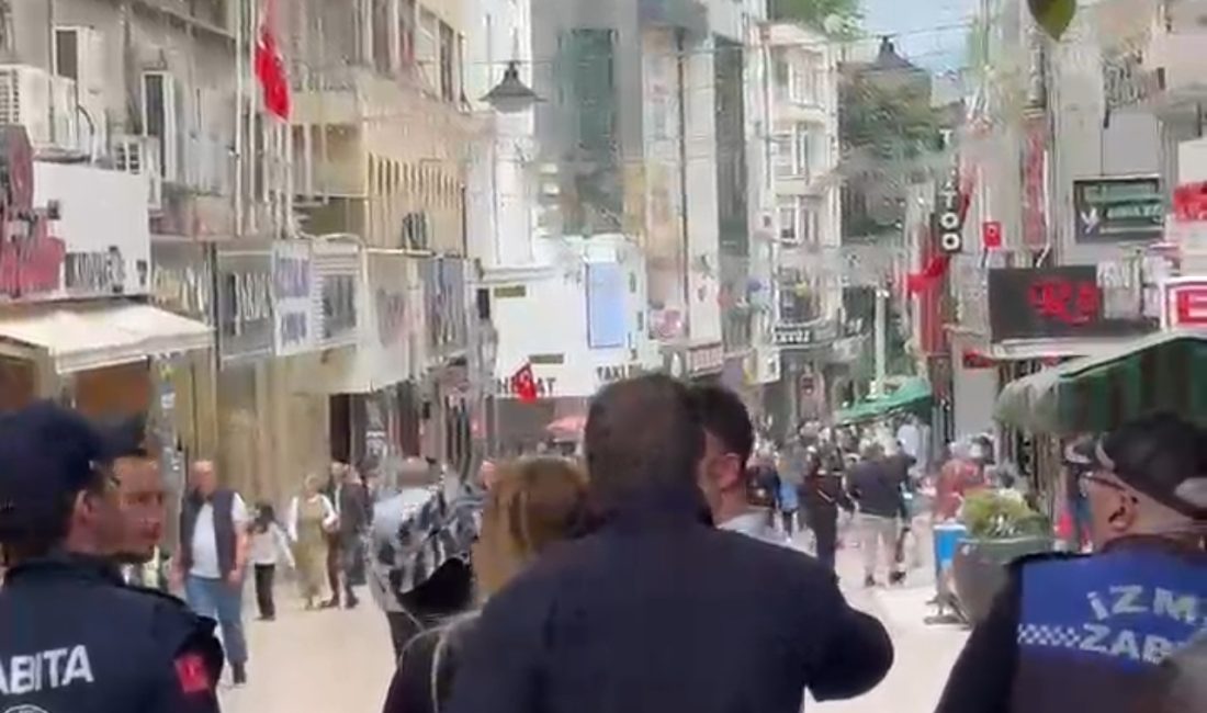 Fethiye Caddesi’nde bir kişinin iş yerlerine saldırması sonucu oluşan hasarın