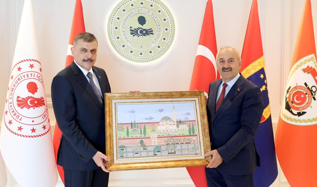 Gebze Belediye Başkanı Zinnur Büyükgöz, Ankara’da İçişleri Bakanı Mustafa Çiftçi’yi
