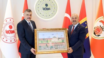 Gebze Belediye Başkanı Zinnur Büyükgöz, Ankara’da İçişleri Bakanı Mustafa Çiftçi’yi