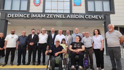 Kocaeli Büyükşehir Belediye Başkanı Tahir Büyükakın, yapımı tamamlanan Derince İmam