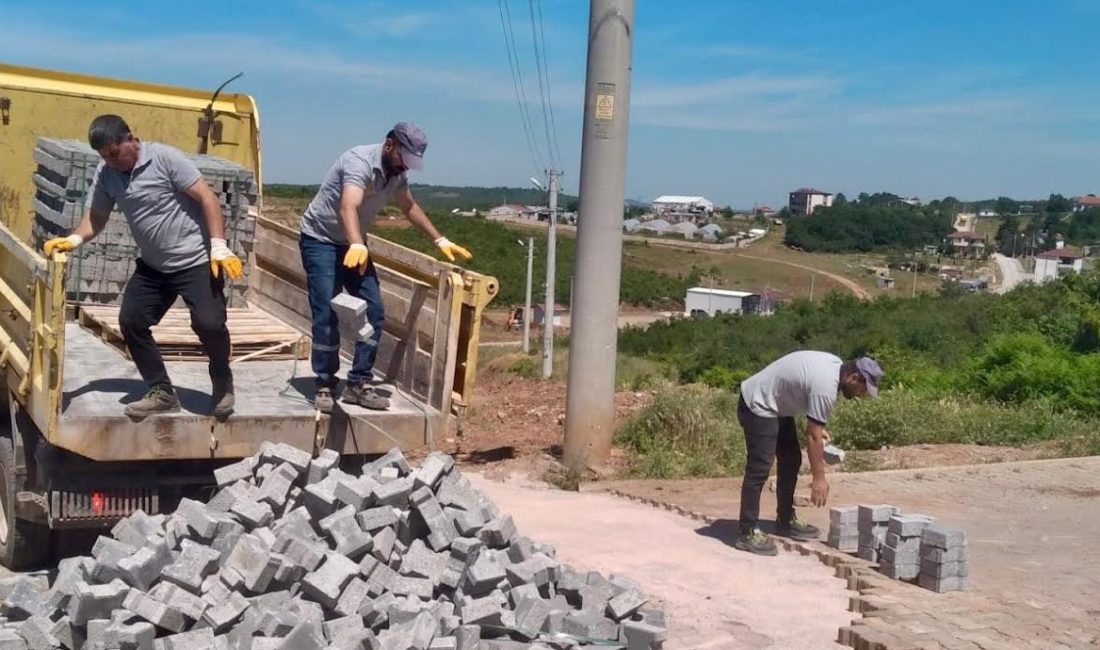 Körfez Belediyesi Fen İşleri Müdürlüğü ekipleri, ilçe genelinde ulaşım altyapısını