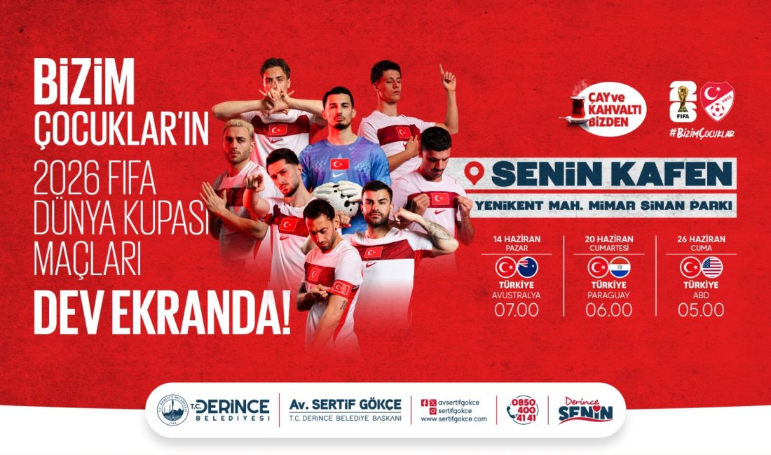 A Milli Futbol Takımımızın 2026 FIFA Dünya Kupası’nda oynayacağı karşılaşmalar,