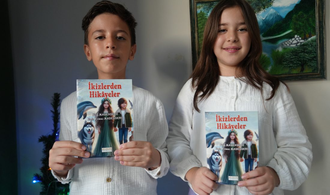 Kocaeli'nin Derince ilçesinde yaşayan 10 yaşındaki ikiz kardeşler Nisa ve