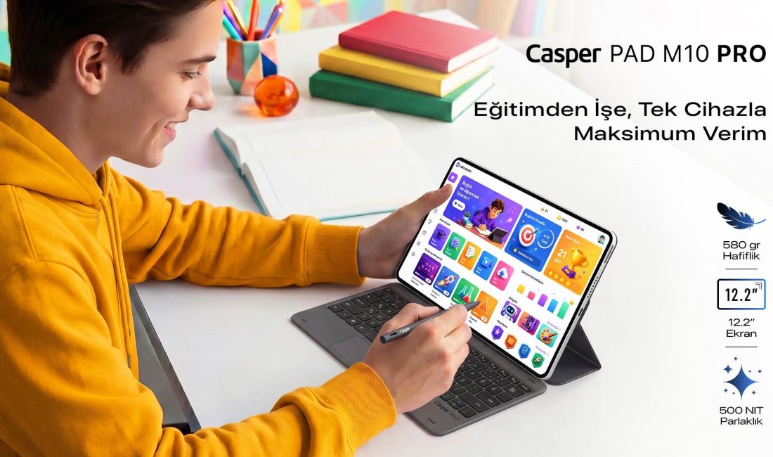 Casper, tablet deneyimini içerik tüketiminden üretkenlik odaklı kullanıma taşıyan Casper