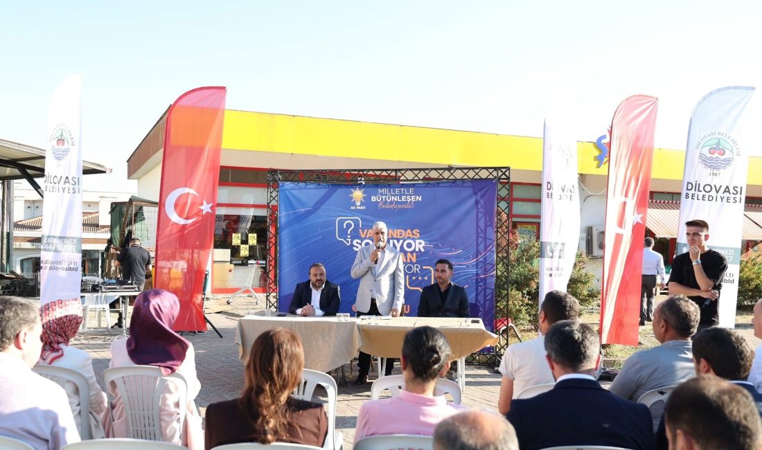 Dilovası Belediye Başkanı Ramazan Ömeroğlu, "Vatandaş Soruyor, Başkan Cevaplıyor" programı