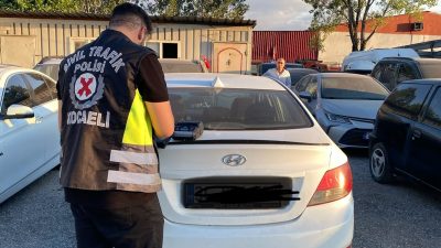  Kocaeli'de korsan taşımacılık yaptığı tespit edilen otomobil sürücüsüne 100