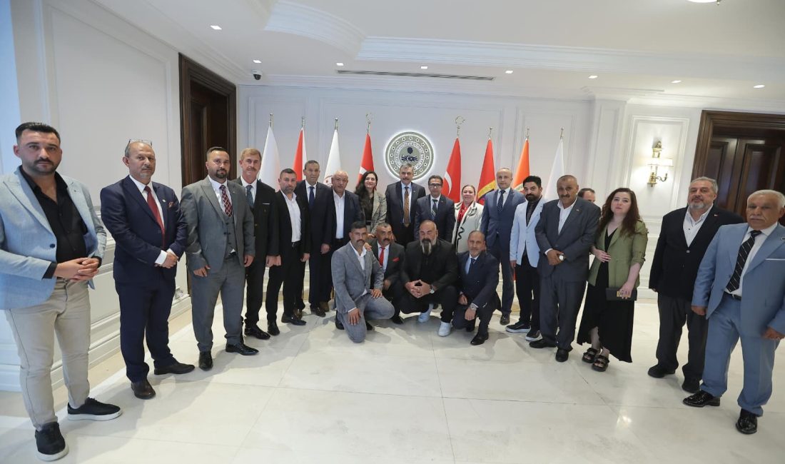 ROM-KON Gençlik Kolları Başkanı Volkan Ersoy ve beraberindeki heyet, İçişleri