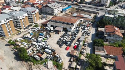 Kocaeli'de trafikten men edilen veya haciz kararı bulunan yüzlerce araç,