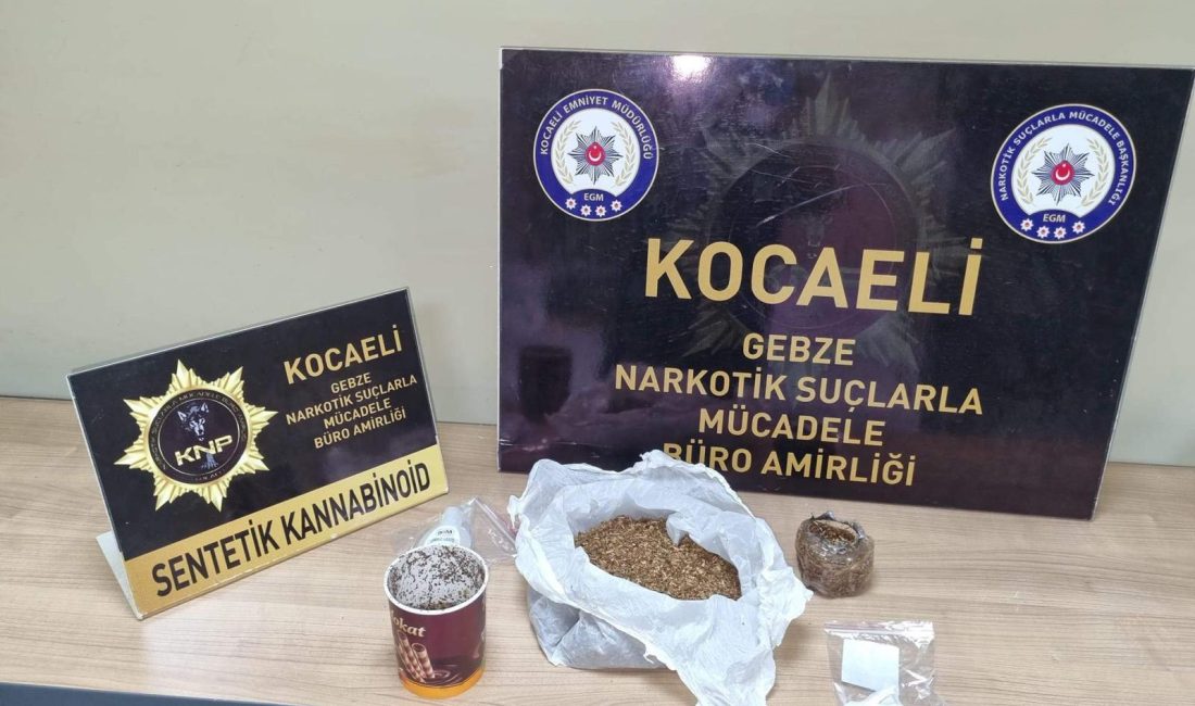 Kocaeli genelinde düzenlenen uyuşturucu operasyonlarında sentetik kannabinoid, metamfetamin ve ecstasy