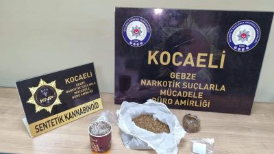 Kocaeli genelinde düzenlenen uyuşturucu operasyonlarında sentetik kannabinoid, metamfetamin ve ecstasy
