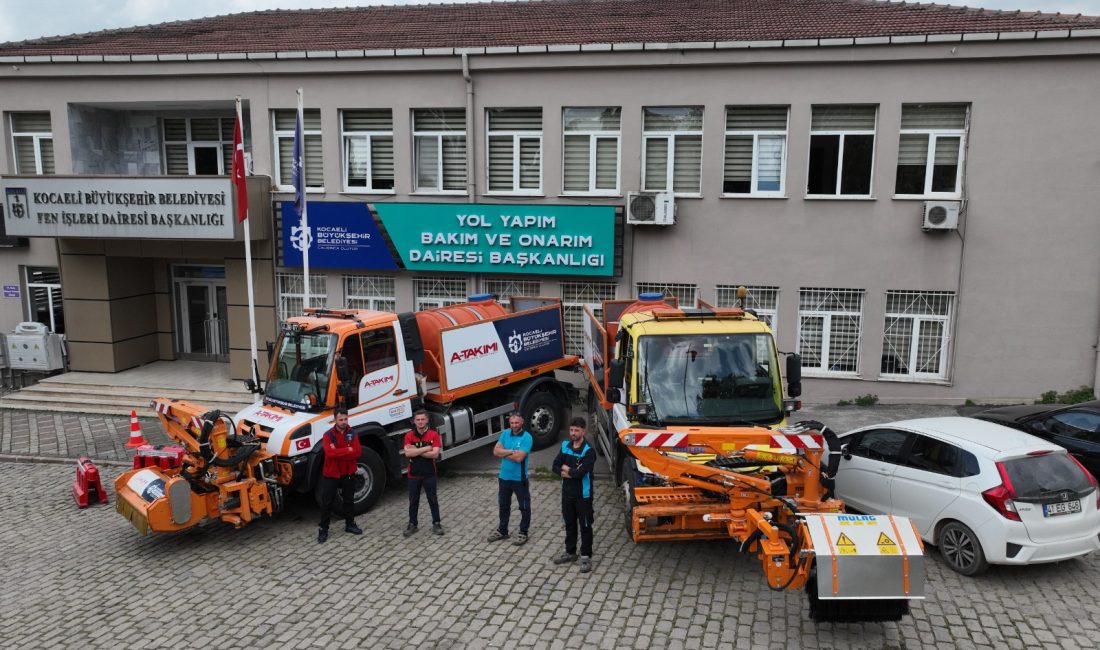 Kocaeli Büyükşehir Belediyesi, kent merkezi ve kırsal mahalle yollarında ulaşım