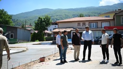 Kartepe Belediye Başkanı Av. M. Mustafa Kocaman Nusretiye Mahallesi’nde yapımı